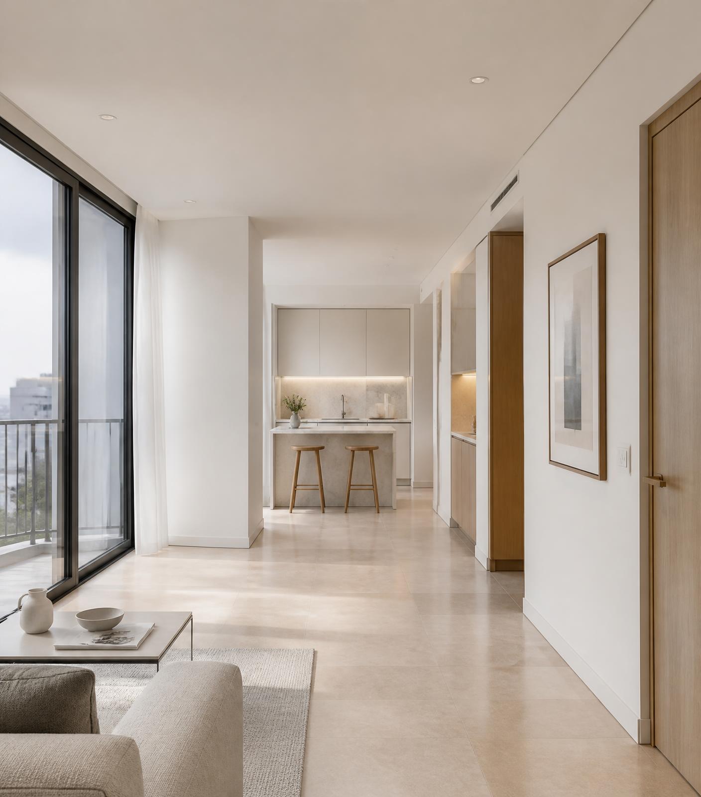 Spotless Dubai apartment interior after a detailed deep clean